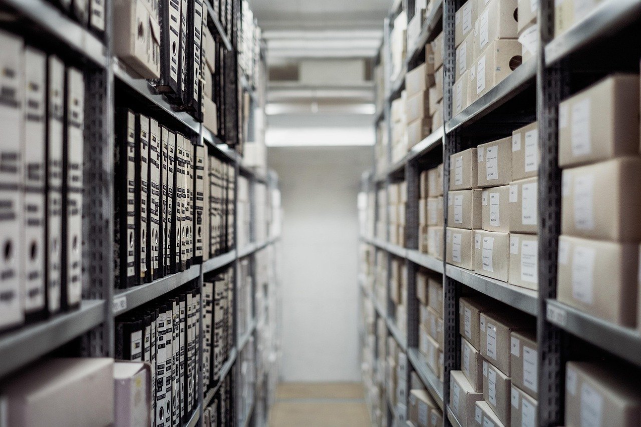 Archive document boxes and folders – Jewish genealogy research